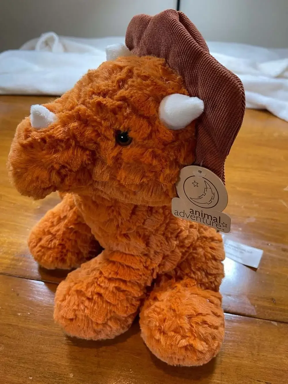 Animal Adventure Triceratops Dinosaur Stuffed Plush Animal